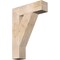 Ekena Millwork Traditional Block Smooth Bracket, Douglas Fir, 5 1/2"W x 22"D x 30"H BKT06X22X30TRA05SDF - alternate 1
